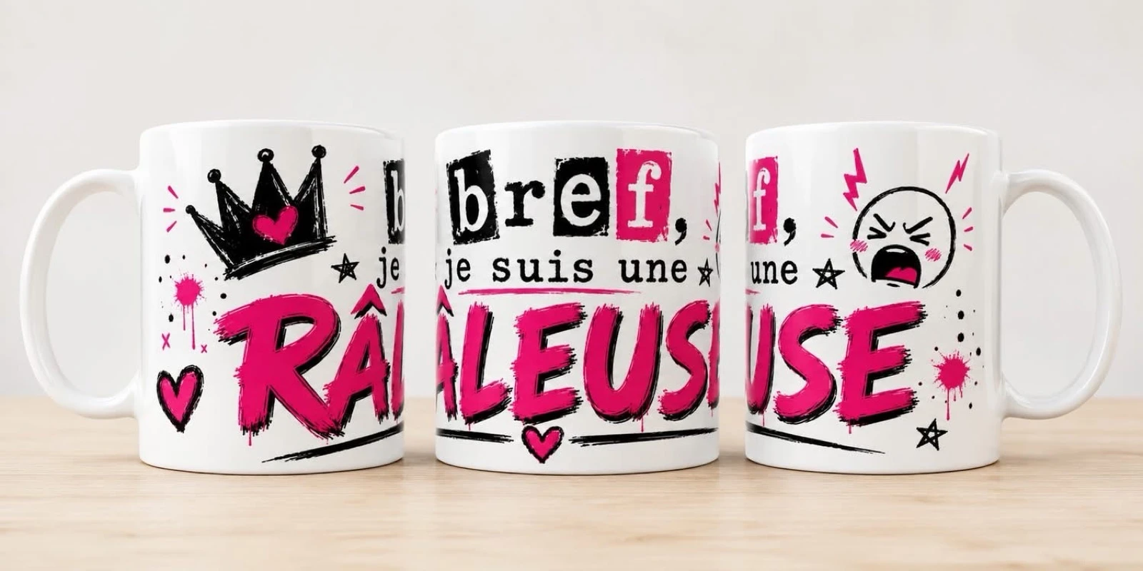 Tasse «  bref je suis une râleuse »